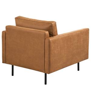 Fauteuil LANDOS Microvezel Dafina: Cognackleurig