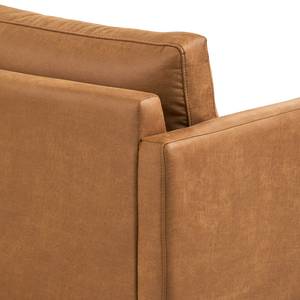 Fauteuil LANDOS Microfibre Dafina: Cognac