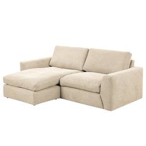 Ecksofa Pratum Strukturstoff Banu: Creme