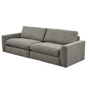 3-Sitzer Sofa Pratum Strukturstoff Banu: Grau