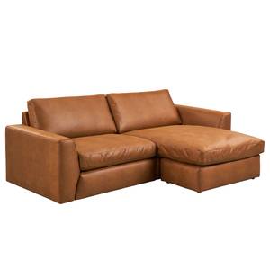 Ecksofa Pratum Mischgewebe Keana: Cognac