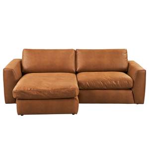 Ecksofa Pratum Mischgewebe Keana: Cognac