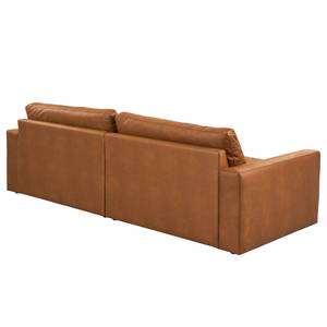 Ecksofa Pratum Mischgewebe Keana: Cognac