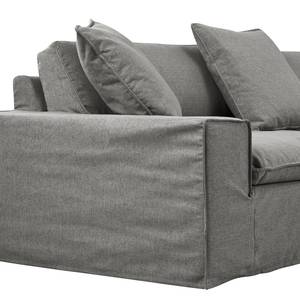 3-Sitzer Sofa Buckston Flachgewebe Nadira: Grau