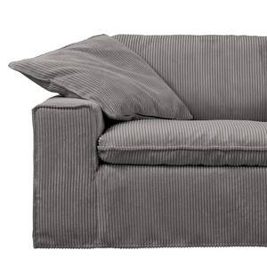 3-Sitzer Sofa BUCKSTON Cordstoff Zuri: Grau