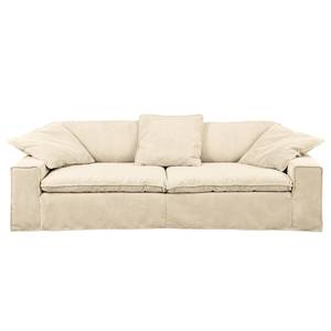 3-Sitzer Sofa Buckston Cordstoff Zuri: Creme