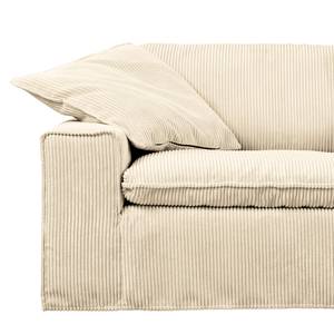 3-Sitzer Sofa BUCKSTON Cordstoff Zuri: Creme