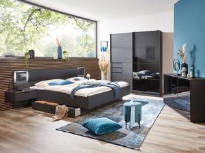 Bedlade Barcelona set van 2 grafietkleurig