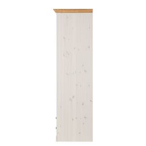 Massiver Drehtürenschrank Lyngby 145 cm Kiefer Weiß / Kiefer