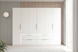 Armoire à portes battantes Parrai 270 cm Blanc mat