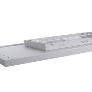 LED-Deckenleuchte Beroa Polycarbonat / Stahl - 1-flammig - Breite: 120 cm