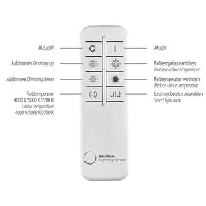 LED-plafondlamp Vertigo type A polycarbonaat / ijzer - 1 lichtbron