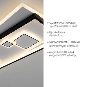 LED-Deckenleuchte Mailak Typ B Aluminium / Eisen - 2-flammig