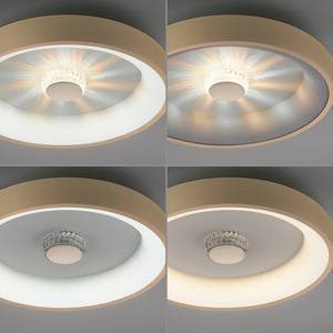 LED-plafondlamp Vertigo type B aluminium / ijzer - 1 lichtbron - Messing