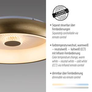 LED-plafondlamp Vertigo type B aluminium / ijzer - 1 lichtbron - Messing