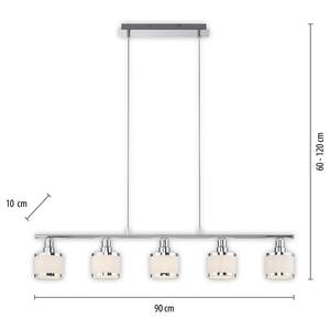 Hanglamp Accor polyester PVC / ijzer - 5 lichtbronnen