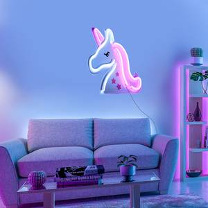 Lampe enfant LED Neon-Unicorn Polyester PVC - 1 ampoule