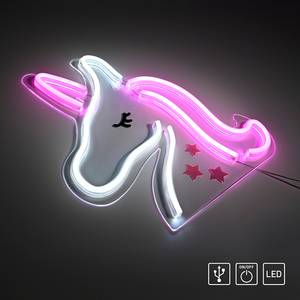 LED-kinderkamerlamp Neon-Unicorn polyester PVC - 1 lichtbron