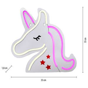 Lampe enfant LED Neon-Unicorn Polyester PVC - 1 ampoule