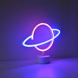 LED-kinderkamerlamp Neon-Saturn polyester PVC - 1 lichtbron