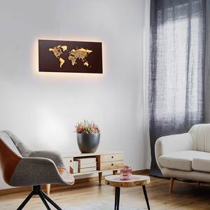 LED-wandlamp Map ijzer - 1 lichtbron