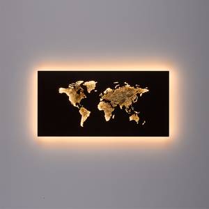 Applique murale LED Map Fer - 1 ampoule