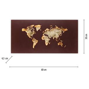 Applique murale LED Map Fer - 1 ampoule