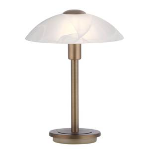 Lampe LED Enova Verre dépoli / Fer - 1 ampoule - Cuivre