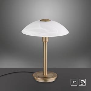 Lampe LED Enova Verre dépoli / Fer - 1 ampoule - Cuivre