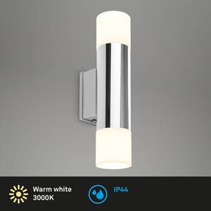 LED-wandlamp Bandani aluminium - Zilver