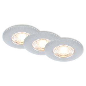 LED-Einbauleuchte Condes 3er-Set Chrom - Silber