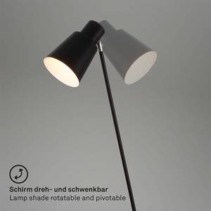 Staande lamp Palcoma aluminium - zwart