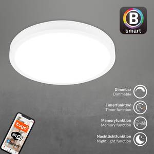 Lampada da soffitto a LED Mauris Materiale plastico - Bianco