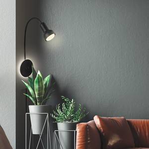 LED-Wandleuchte Veta Aluminium - Schwarz