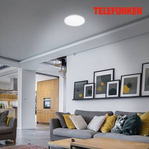 LED-plafondlamp Janco kunststof - wit