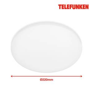 LED-plafondlamp Janco kunststof - wit