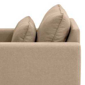 Fauteuil XXL Dailman avec housse Tissu Haiba: Marron clair