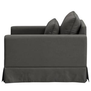 Fauteuil XXL Dailman avec housse Tissu Haiba: Anthracite