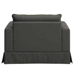 Fauteuil XXL Dailman avec housse Tissu Haiba: Anthracite