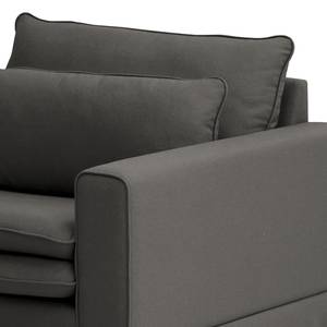 Fauteuil XXL Dailman avec housse Tissu Haiba: Anthracite