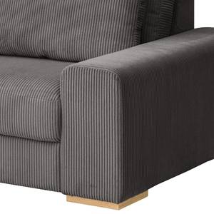 3-Sitzer Sofa Gurabo Cordstoff Lola: Grau