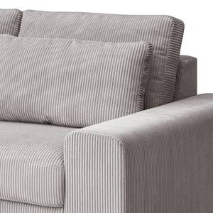 2,5-Sitzer Sofa Gurabo Cordstoff Lola: Hellgrau