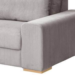 2,5-Sitzer Sofa Gurabo Cordstoff Lola: Hellgrau