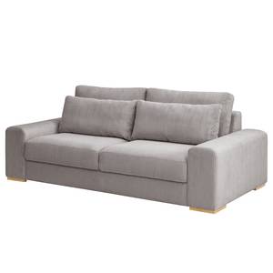 3-Sitzer Sofa Gurabo Cordstoff Lola: Hellgrau