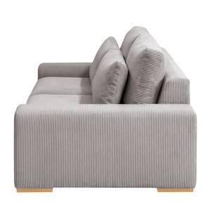 3-Sitzer Sofa Gurabo Cordstoff Lola: Hellgrau