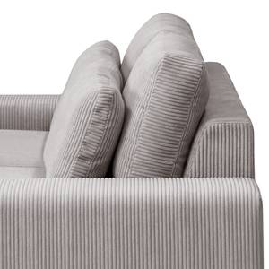 3-Sitzer Sofa Gurabo Cordstoff Lola: Hellgrau