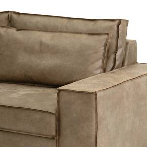 3-Sitzer Sofa Gurabo Microfaser Yaka: Muskat