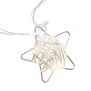Guirlande lumineuse LED STAR LIGHTS Argenté - Métal - Matière plastique - 5 x 5 x 120 cm