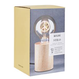 Tischleuchte STILO Gummibaum - Beige