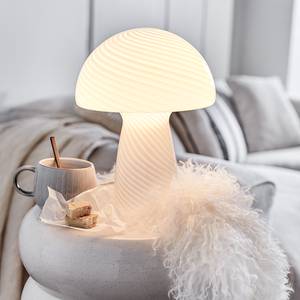 Lampe de table FUNGI TOWN Verre coloré - Blanc